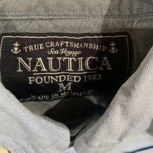 Light blue Nautica Sea voyage button down